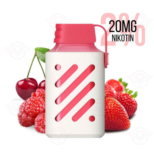 Vozol - Gear 600 Disposable Vape Strawberry Raspberry Cherry 20mg - MHDÜ