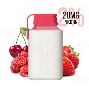 Vozol - Gear 600 Disposable Vape Strawberry Raspberry Cherry 20mg - MHDÜ