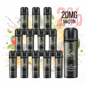 Elfbar Elfa Pro V2 Pods 20 mg les 13 premières saveurs