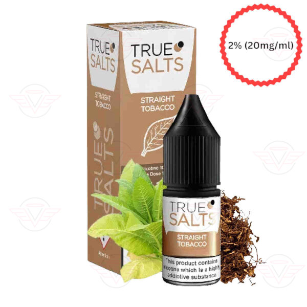 True Salts by IVG - Straight Tobacco 20mg/ml - Best before