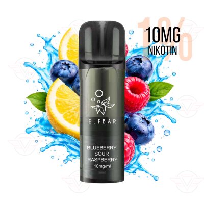 Elfbar - Elfa Pro V2 Pods - Mirtillo e lampone acido 10 mg/ml