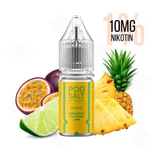 Pod Salt - Nexus Pineapple Passion Lime 10mg/ml - MHDÜ