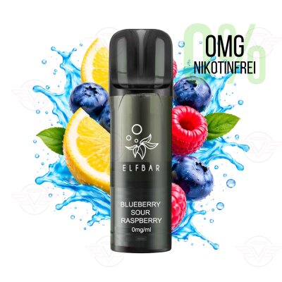 Elfbar - Elfa Pro V2 Pods - Blueberry Sour Raspberry 0mg/ml