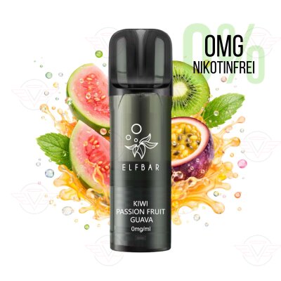 Elfbar - Elfa Pro V2 Pods - Kiwi, frutto della passione e guava 0 mg/ml