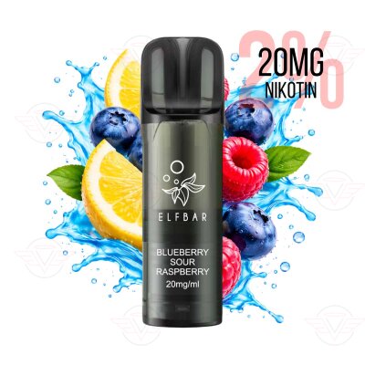 Elfbar - Elfa Pro V2 Pods 20mg/ml - Blueberry Sour Raspberry
