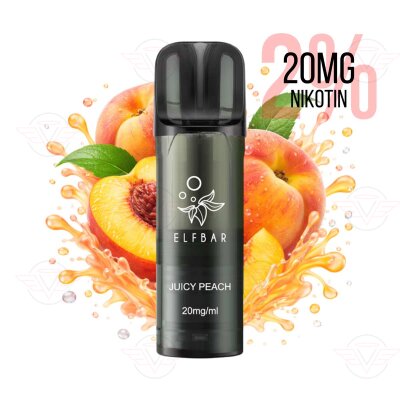 Elfbar - Elfa Pro V2 Pods 20 mg/ml - Pêche juteuse