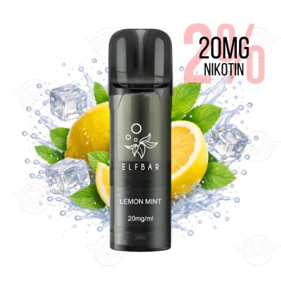 Elfbar - Elfa Pro V2 Pods 20mg/ml - Lemon Mint