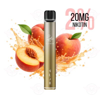 Elfbar - ELFA Pro V2 Kit 20mg - Dark Gold - Juicy Peach