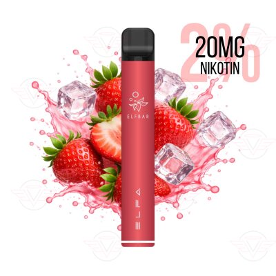 Elfbar - Kit ELFA Pro V2 20 mg - Rosso - Fragola
