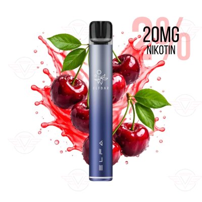 Elfbar - Kit ELFA Pro V2 20 mg - Twilight Purple - Cherry