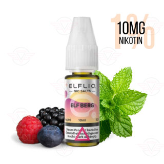 Elfbar - Elfliq Elf Berg 10mg/ml (1%) - MHDÜ