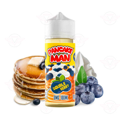 Pancake Man - Double Berry 120 ml (à compléter) - À consommer de préférence avant le