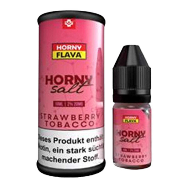 Horny Flava - Strawberry Tobacco Nic Salt 20mg / 10ml