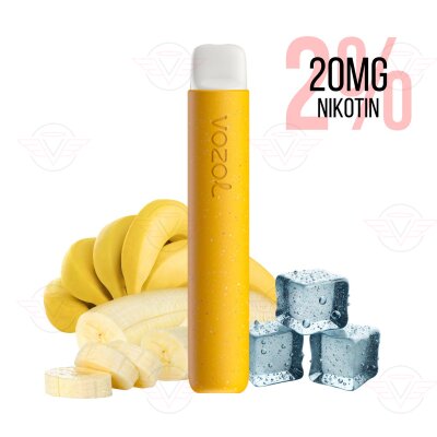 Vozol - Star 600 Banana Ice 20mg Nikotinsalz - MHDÜ