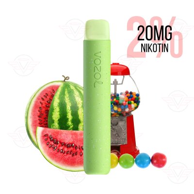 Vozol - Star 600 Watermelon Bubblegum 20mg/ml (2%) Nikotin Salz - MHDÜ