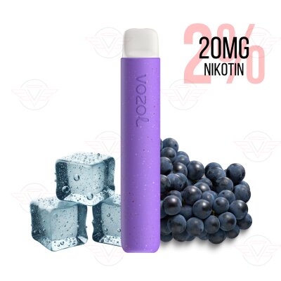 Vozol - Star 600 Grape Ice 20mg Nikotinsalz - MHDÜ