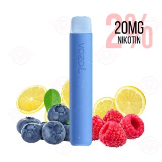 Vozol - Star 600 Blue Sour Raspberry 20mg/ml (2%) Nikotin...