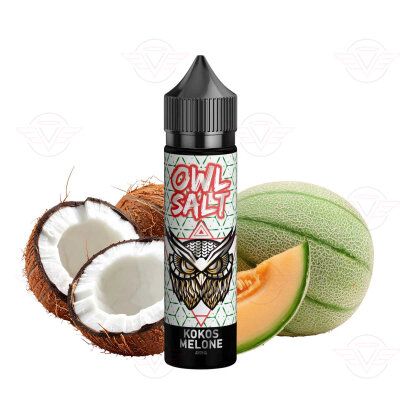 OWL Salt - Longfill Kokos Melone 10ml in 60ml Flasche