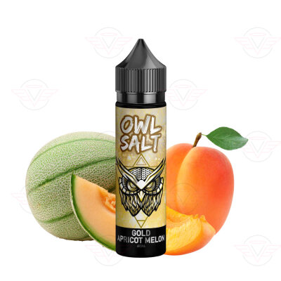 OWL Salt - Longfill Gold Apricot Melon 10ml in 60ml Flasche
