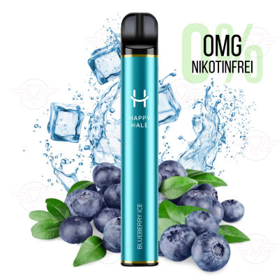 HAPPY HALE - Blueberry Ice 0mg Nicotine-Free - BBD+