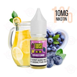 Twist E-Liquids - Berry Medley Lemonade Nicsalt 10 mg/ml...
