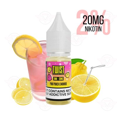 Twist E-Liquids - Pink Punch Lemonade 20mg Nikotinsalz - MHDÜ