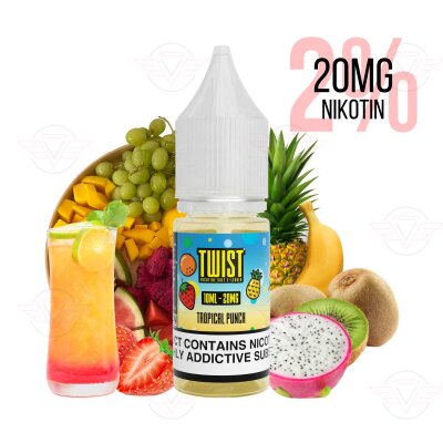 Twist E-Liquids - Tropical Punch 20mg Nikotinsalz - MHDÜ