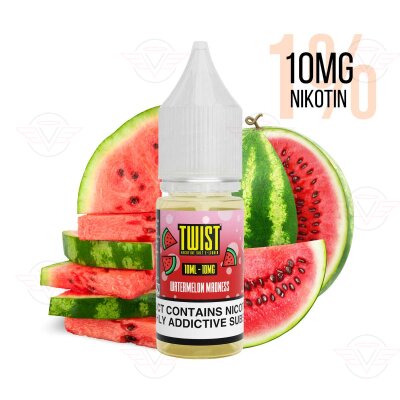 Twist E-Liquids - Watermelon Madness 10mg Nikotinsalz - MHDÜ