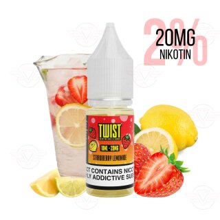 Twist E-Liquids - Strawberry Lemonade 20mg Nikotinsalz -...