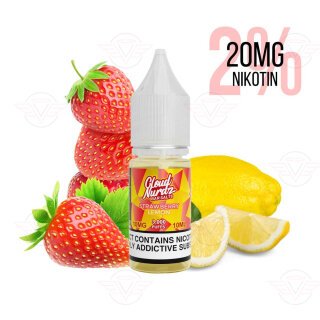 Cloud Nurdz - Bar Salt - Strawberry Lemon 20mg...