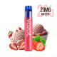 Vozol - Neon 800 Vape usa e getta Strawberry Ice Cream 20 mg/ml (2%) sale di nicotina - Scadenza