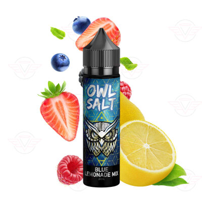 OWL Salt - Blue Lemonade Mix Longfill 10 ml in flacone da 60 ml