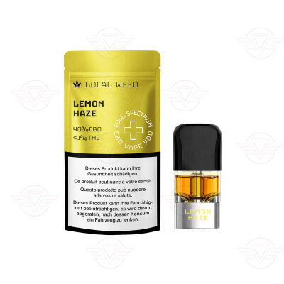 Local Weed - Vollspektrum CBD Ersatz Pods Lemon Haze
