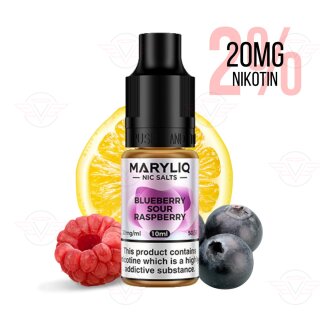 Lost Mary - Maryliq Blueberry Sour Raspberry 20mg/ml...