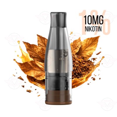 KIWI VAPOR - KIWI GO Plus Kartuschen Dry Tobacco 10mg/ml