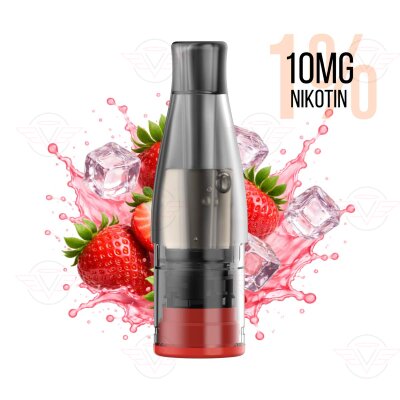 KIWI VAPOR - KIWI GO Plus Kartuschen Strawberry Ice 10mg/ml