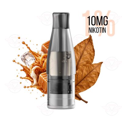 KIWI VAPOR - KIWI GO Plus Kartuschen Caramel Tobacco 10mg/ml