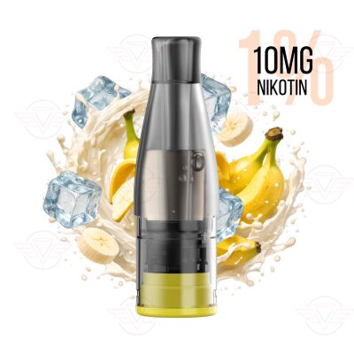 KIWI VAPOR - KIWI GO Plus Kartuschen Banana Ice 10mg/ml