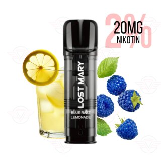 Lost Mary - Tappo Pre-Filled Pods Blue Razz Lemonade 20mg...