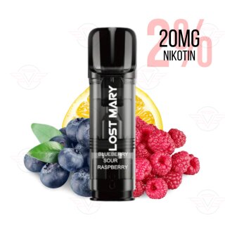 Lost Mary - Tappo Pre-Filled Pods Blueberry Sour...