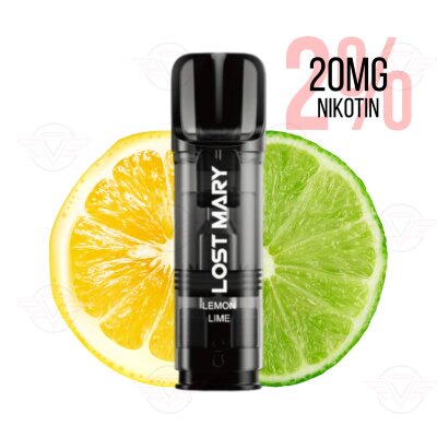 Lost Mary - Tappo Pre-Filled Pod Lemon Lime 20mg Nikotinsalz - MHDÜ