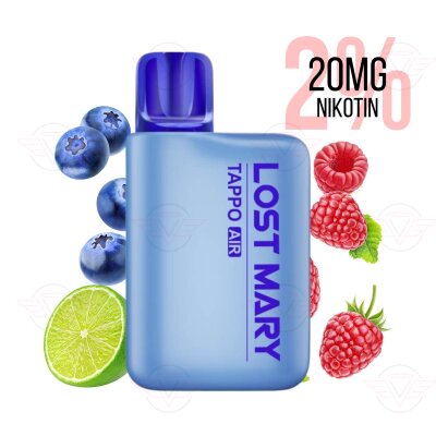Lost Mary - Tappo Air Starter Kit Bleu Glacé 20mg Sel de Nicotine - DDM Dépassée