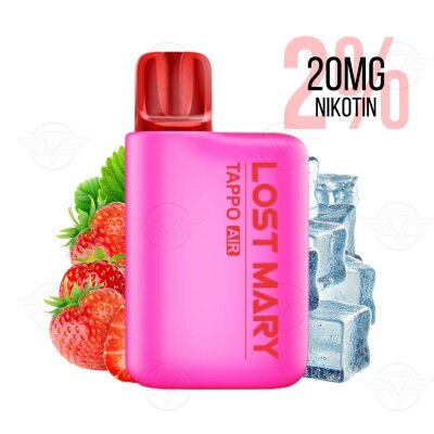Lost Mary - Tappo Air Kit de Démarrage Rose 20mg Sel de Nicotine - DDM Dépassée