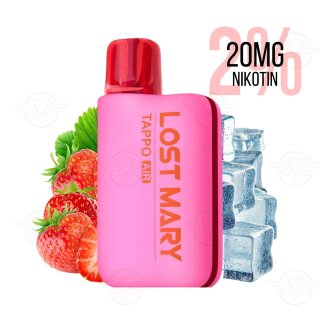 Lost Mary - Tappo Air Kit de Démarrage Rose 20mg Sel de Nicotine - DDM Dépassée