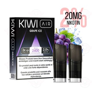 KIWI Vapor - Kiwi Air Pods - Grape Ice 20mg