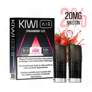 KIWI Vapor - Kiwi Air Pods - Strawberry Ice 20mg