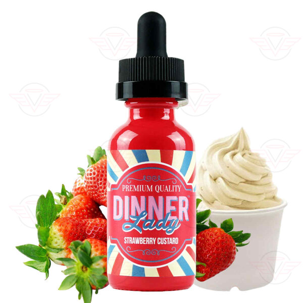 DINNER LADY - Strawberry Custard 60ml