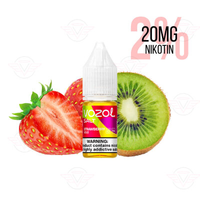 Vozol E-Liquide Fraise Kiwi 20mg Sel de Nicotine - DDM Dépassée