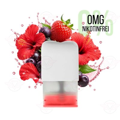 Ripple+ - BOOST Pod - Erdbeere+ Hibiskus und Acai