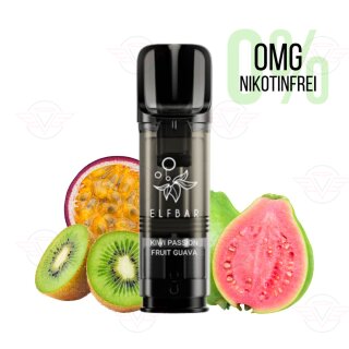 Elfbar - Elfa Pro Pods - Kiwi Passionfruit Guava 0mg -...